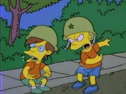 Bart SLAP Patton Style Meme Template