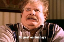 no post on sundays Meme Template