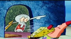 Squidward yelling Meme Template
