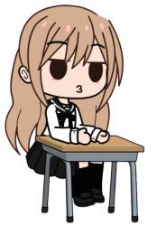 Yomikawa Sitting in Class 03 Meme Template