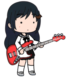 Shijima Tsukishima (Guitar) Surprised Meme Template