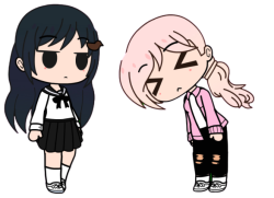 Shijima and Ms. Mogawa Loving Scene 03 Meme Template