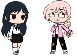 Shijima and Ms. Mogawa Loving Scene 04 Meme Template