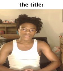 the title Meme Template