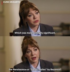 Philomena Cunk - What was more culturally singnificant? Meme Template