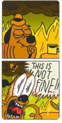 This is not fine Meme Template