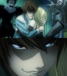 Light and Misa Meme Template