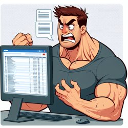 cartoon man with bulging necks frustrated yelling at computer sc Meme Template