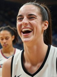 Caitlin Clark's Last Laugh Meme Template