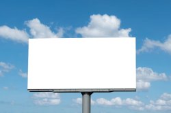 Blue Sky Billboard Meme Template