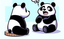 confused panda Meme Template