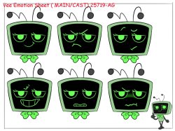 Vee's Emotion Sheet Meme Template