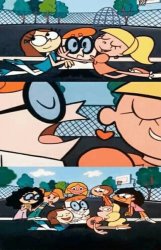 Dexter whispering Meme Template