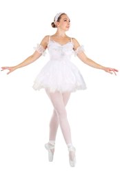 Women's White Swan Costume | Adult | Womens | M | White | Fun Co Meme Template