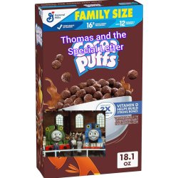 Thomas and the Special Letter Puffs Meme Template