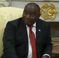 Ramaphosa stunned Meme Template
