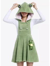 Frog Cosplay Hooded Skirtall | Hot Topic Meme Template