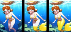 daisy mermaid Meme Template