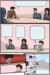 Boardroom Meeting Suggestion Taller Meme Template