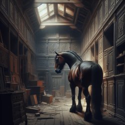 exist horse walks in Meme Template