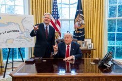 Gang Signs in the Oval Office Meme Template