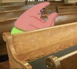 Patrick praying Meme Template