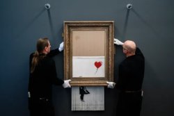 Banksy’s “Love In The Bin” Meme Template