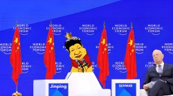 King Xi Jinping WEF Meme Template