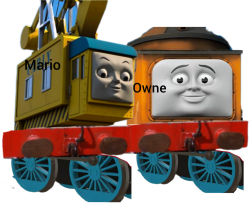 Mario and Owne Meme Template