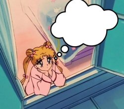 sailor moon thinks Meme Template