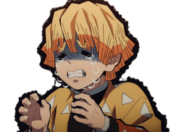 zenitsu crying Meme Template