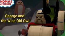 George and the Wise Old Owl Meme Template