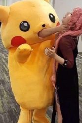 pikachu strangling Meme Template