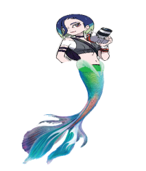 mermaid perrin Meme Template