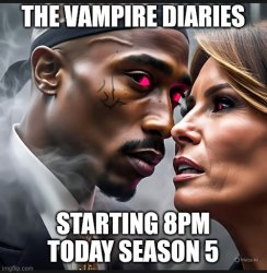 Tupac The Vampire Diaries Meme Template