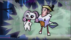 female jumpy ghostface and mr no hands Meme Template