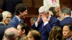 Trudeau and Harper Meme Template