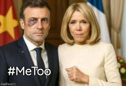 Macron and Wife Meme Template