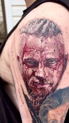 badass Vikings tattoo Meme Template