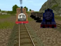 A REALLY bad day for Thomas v2 Meme Template