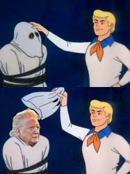 Scooby Doo Unmask Trump Meme Template