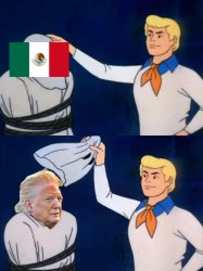 Scooby Doo Mask w/ Trump Meme Template
