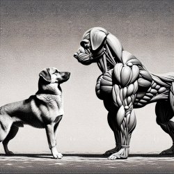 Perro musculoso vs perro débil”Posmodernismo: “La verdad es múlt Meme Template