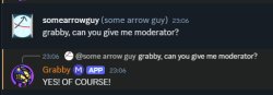 grabby "can mod" gets bypassed Meme Template