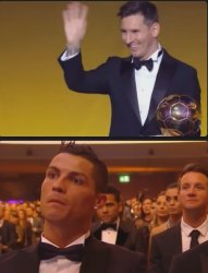 Messi-Ronaldo Meme Template