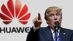 Trump vs Huawei Meme Template