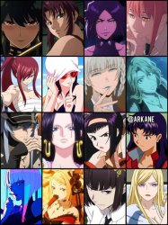 hottest anime women Meme Template