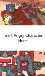 Thrust: DON'T COME NEAR ME, GET AWAY! Meme Template