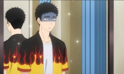 Gojo wakana as guy Fieri Meme Template