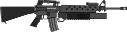 Colt M16A2 (with M203 and A1-Barrel) Meme Template